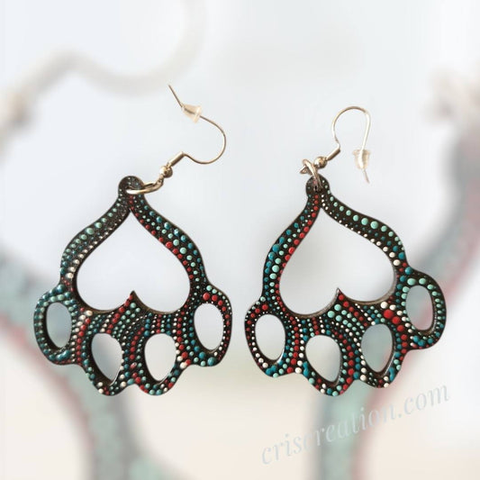 093. Fülbevaló - 5x4,5 cm