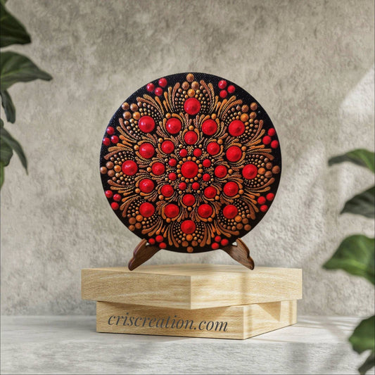 Mandala képtartóval - 10 cm