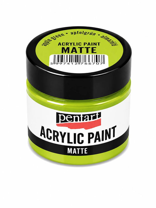 Pentart matt akrilfesték 50 ml almazöld