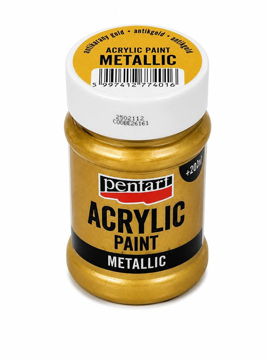 Pentart METÁL festék 60 ml antikarany
