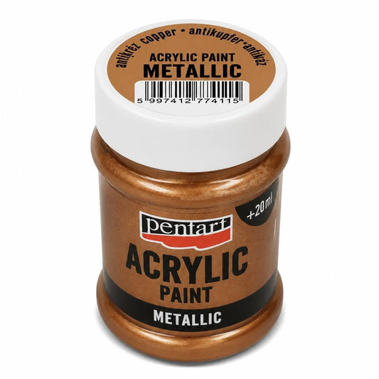 Pentart METÁL festék 60 ml antikréz