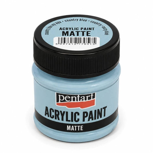 Pentart matt akrilfesték 50 ml country kék