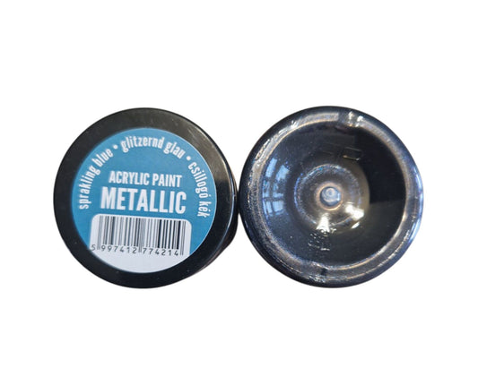 Pentart METÁL festék 50 ml csillogó kék