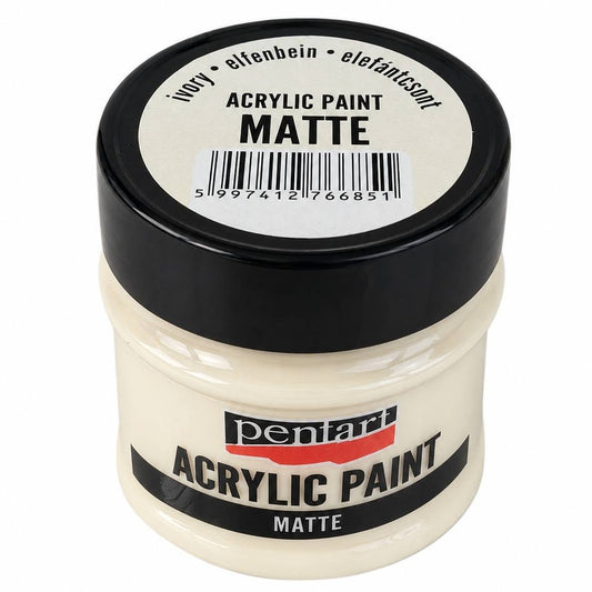 Pentart matt akrilfesték 50 ml elefántcsont