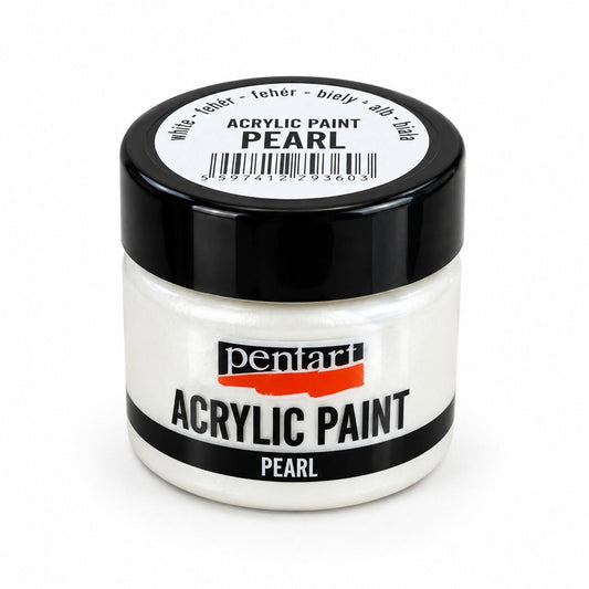 Pentart GYÖNGYHÁZ festék 50 ml fehér