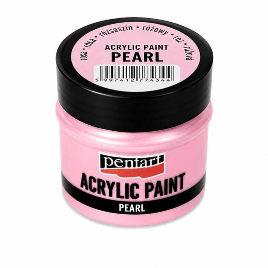 Pentart GYÖNGYHÁZ festék 50 ml rózsaszín