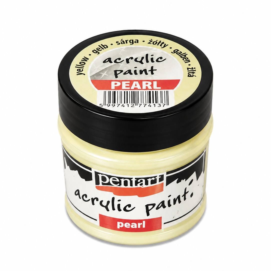 Pentart GYÖNGYHÁZ festék 50 ml sárga
