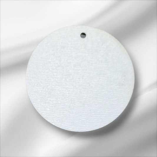 Ékszeralap kör (fehér) 0108. (3 mm) 5 cm