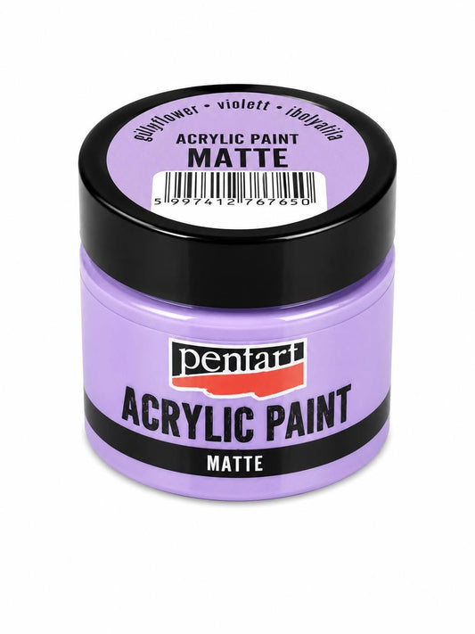 Pentart matt akrilfesték 50 ml ibolyalila