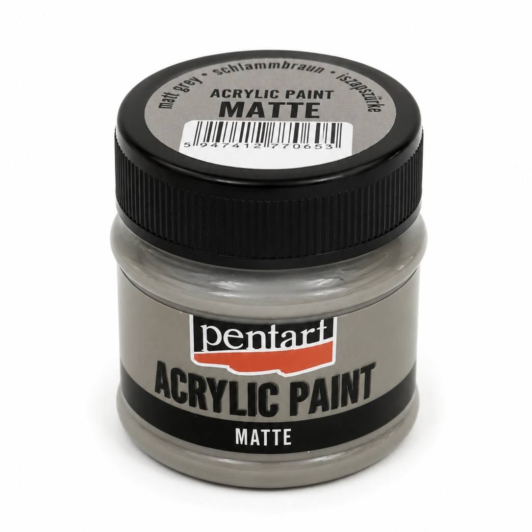 Pentart matt akrilfesték 50 ml iszapszürke