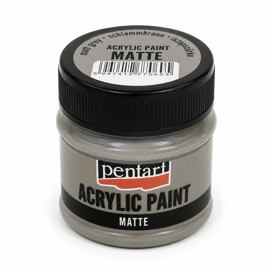 Pentart matt akrilfesték 50 ml iszapszürke