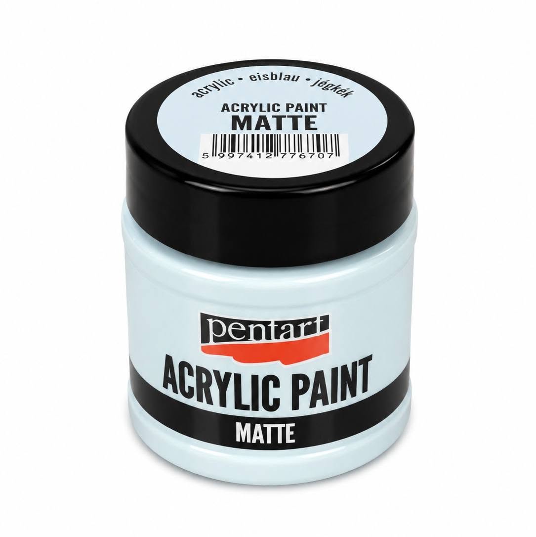 Pentart matt akrilfesték 50 ml jégkék