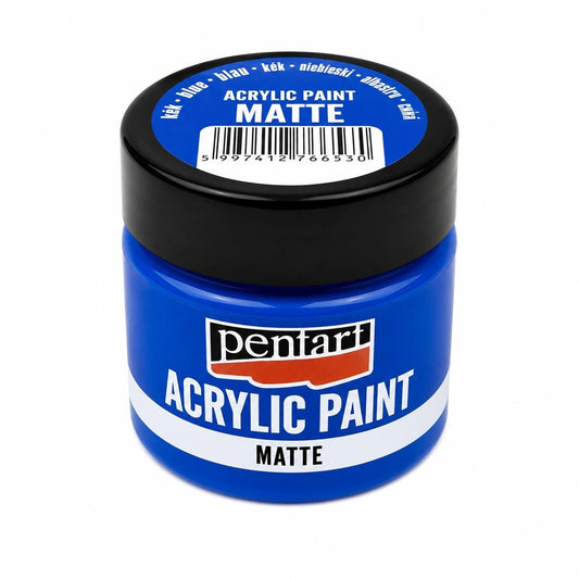 Pentart matt akrilfesték 50 ml kék