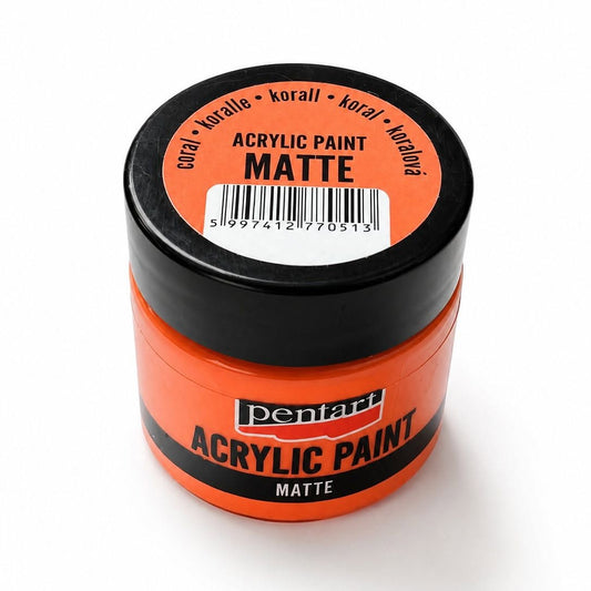Pentart matt akrilfesték 50 ml korall