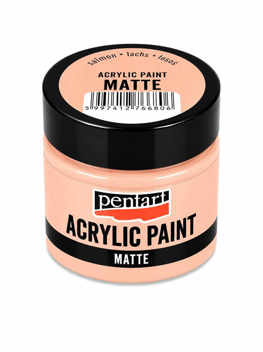 Pentart matt akrilfesték 50 ml lazac
