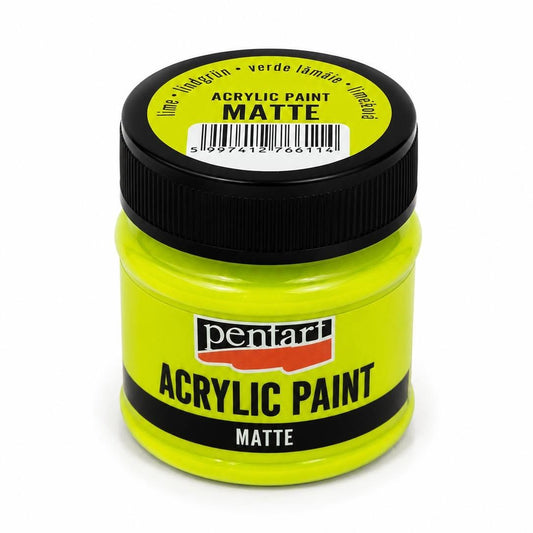 Pentart matt akrilfesték 50 ml lime