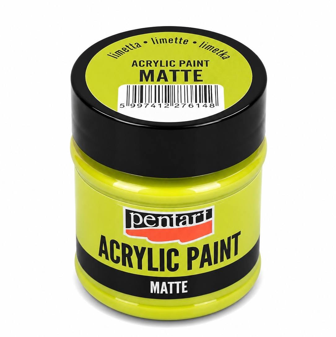 Pentart matt akrilfesték 50 ml limetta