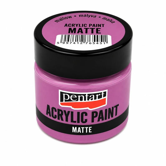 Pentart matt akrilfesték 50 ml mályva