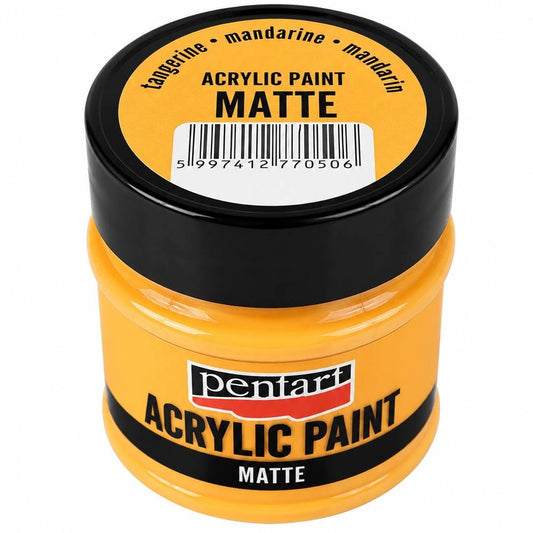 Pentart matt akrilfesték 50 ml mandarin