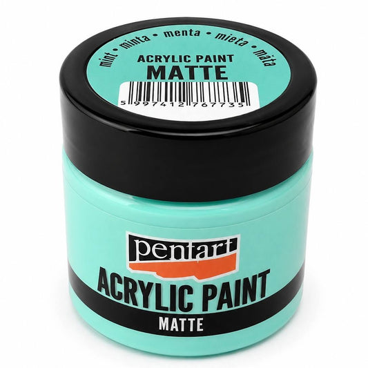 Pentart matt akrilfesték 50 ml menta