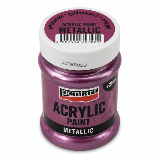 Pentart METÁL festék 60 ml aranylila