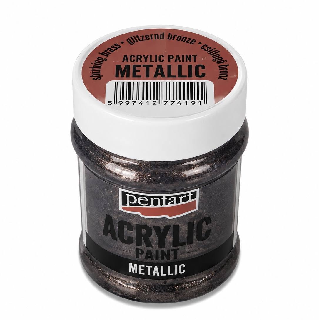 Pentart METÁL festék 60 ml csillogó bronz