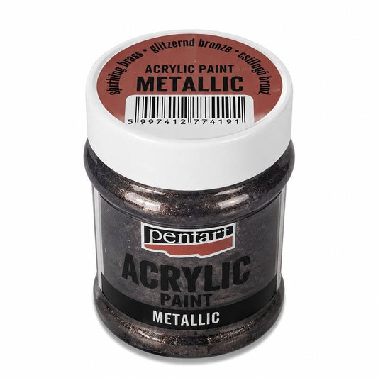 Pentart METÁL festék 60 ml csillogó bronz