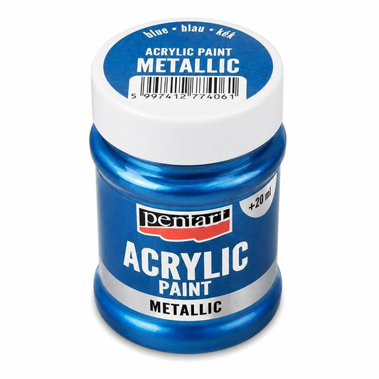 Pentart METÁL festék 60 ml kék