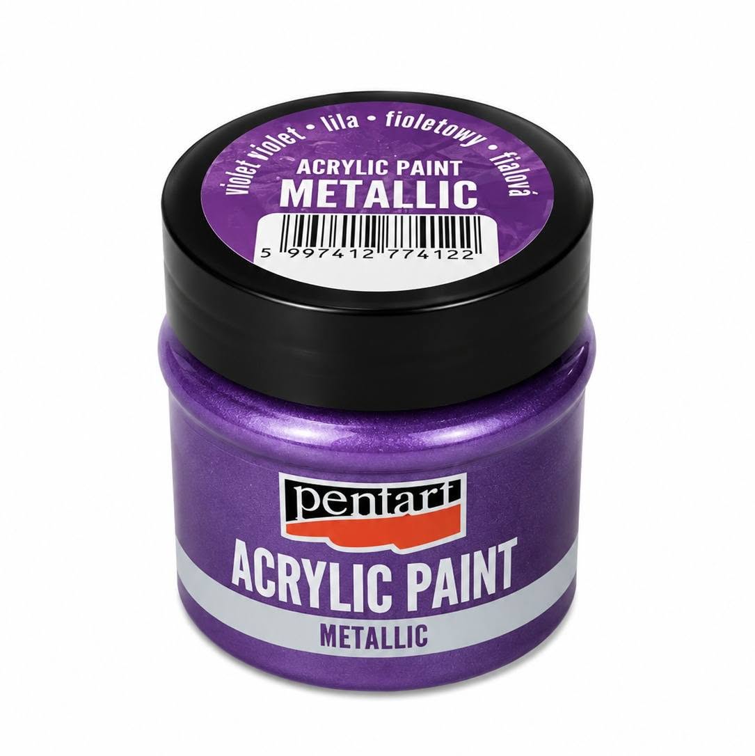 Pentart METÁL festék 50 ml lila