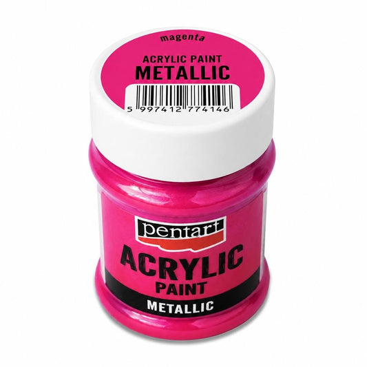 Pentart METÁL festék 60 ml magenta