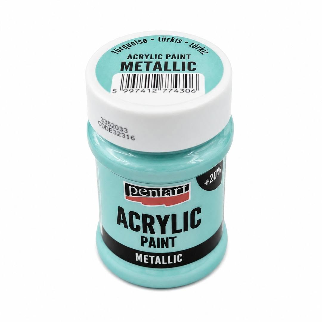 Pentart METÁL festék 60 ml türkiz
