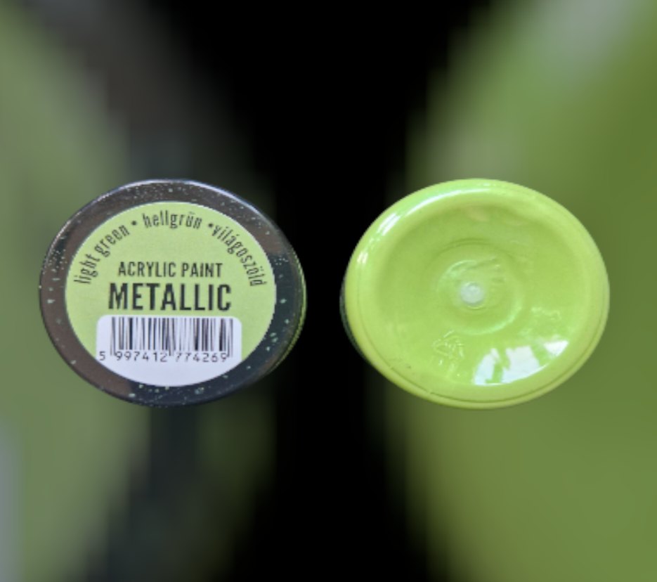 Pentart METÁL festék 50 ml világoszöld