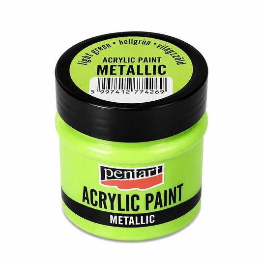 Pentart METÁL festék 50 ml világoszöld