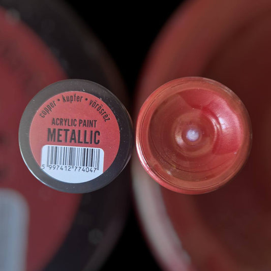 Pentart METÁL festék 50 ml vörösréz