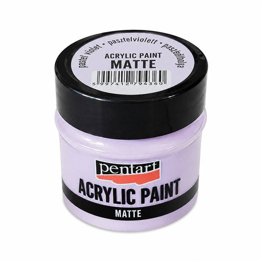 Pentart matt akrilfesték 50 ml pasztelibolya