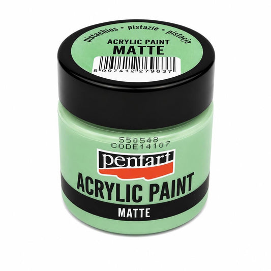 Pentart matt akrilfesték 50 ml pisztácia