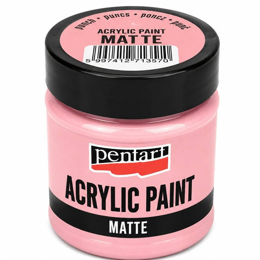 Pentart matt akrilfesték 50 ml puncs