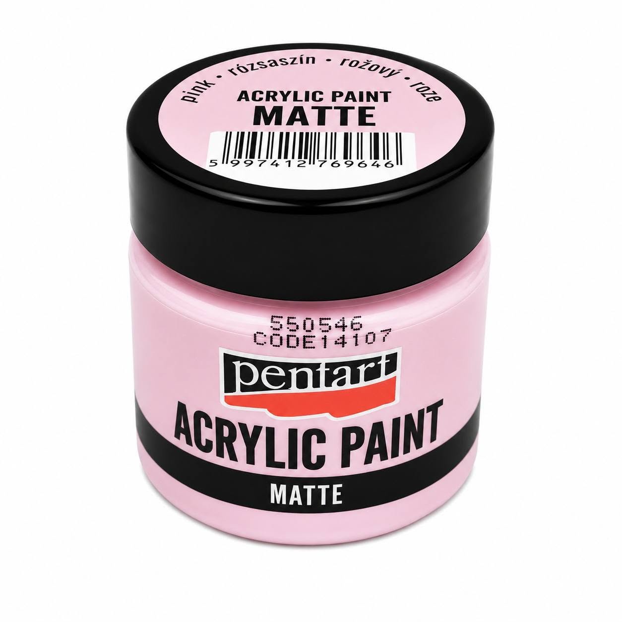 Pentart matt akrilfesték 50 ml rózsaszín