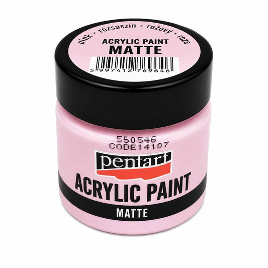 Pentart matt akrilfesték 50 ml rózsaszín