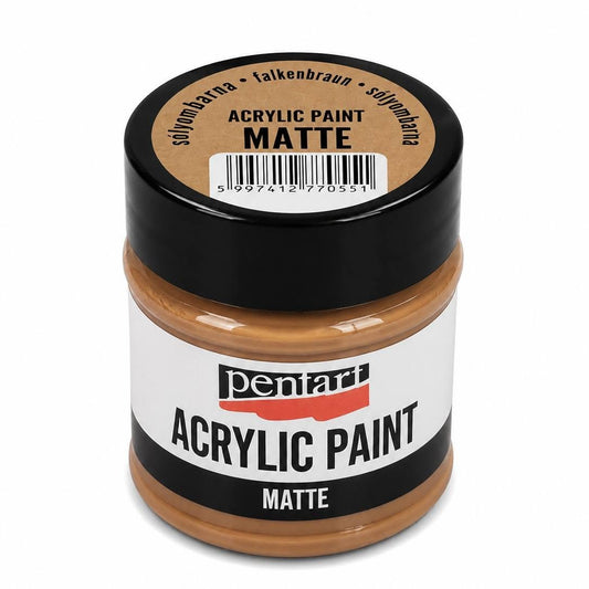 Pentart matt akrilfesték 50 ml sólyombarna