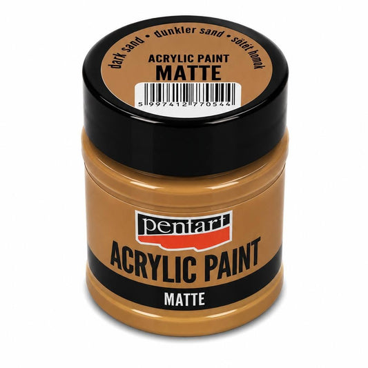 Pentart matt akrilfesték 50 ml sötét homok