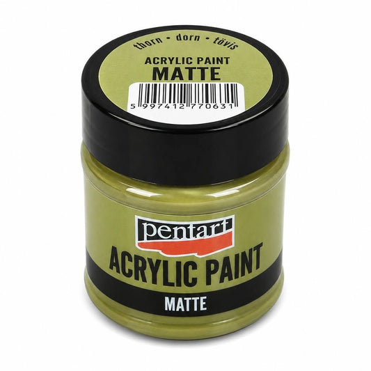 Pentart matt akrilfesték 50 ml tövis