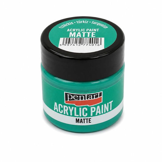 Pentart matt akrilfesték 50 ml türkiz