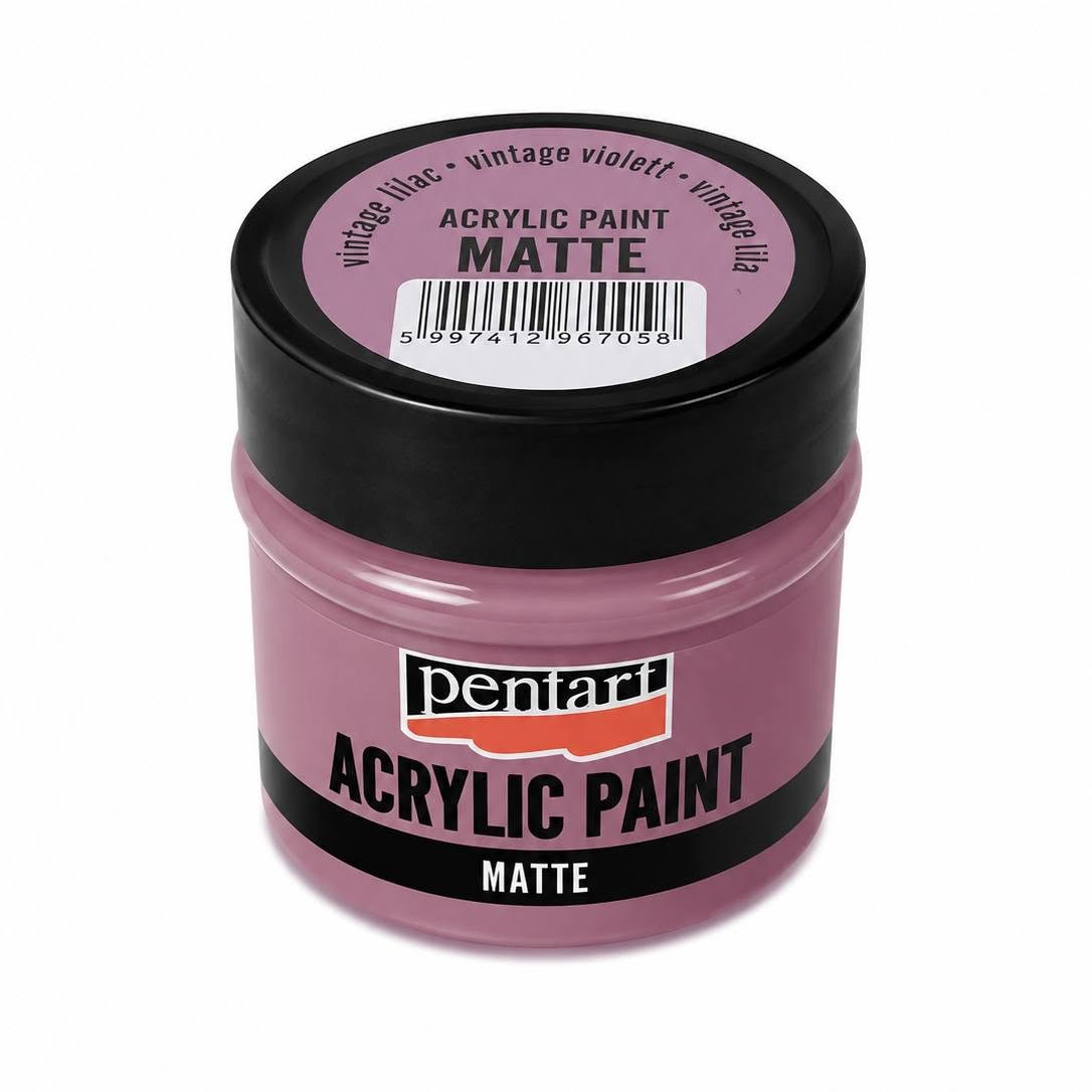 Pentart matt akrilfesték 50 ml vintage lila